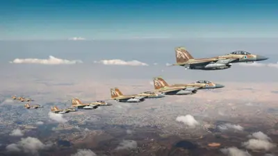 مقاتلات إف 15 الإسرائيلية في طريقها إلى طهران