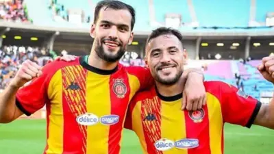 يوسف بلايلي وأمين توغاي لاعبا الترجي