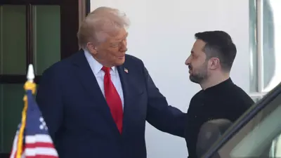 دونالد ترامب وفولوديمير زيلينسكي