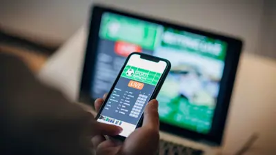 تعبيرية على المراهنات الإلكترونية