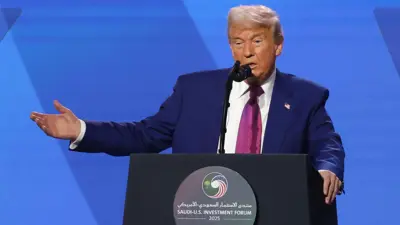 ترامب خلال زيارته للرياض