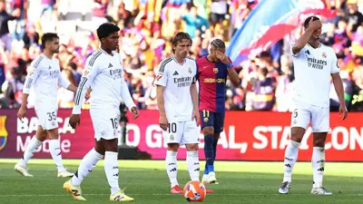 من مباراة ريال مدريد وبرشلونة في الليغا