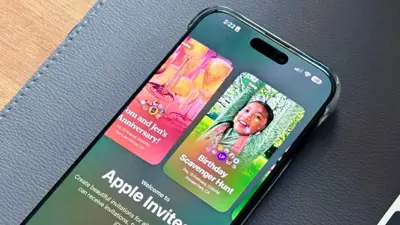 تطبيق "Apple Invites"