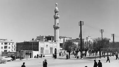جامع المولوية في دمشق خمسينيات القرن العشرين