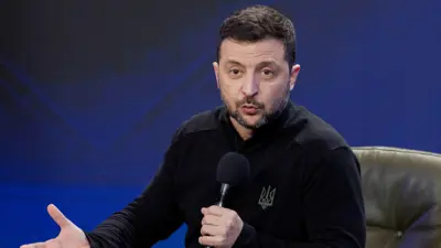 الرئيس الأوكراني فولوديمير زيلينسكي
