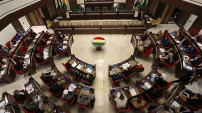 عراك بالأيدي ومناوشات في برلمان كردستان العراق (فيديو)
