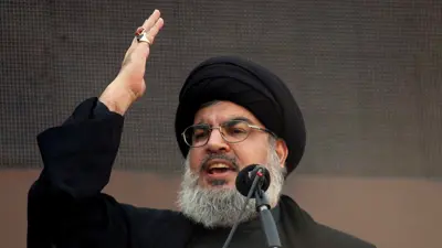 نصر الله في أحد خطاباته
