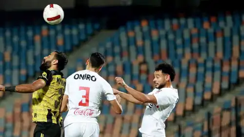 مباراة الزمالك والمقاولون العرب في الدوري المصري