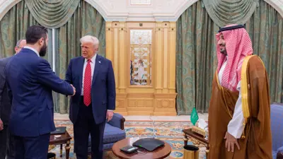 ترامب يلتقي الشرع في الرياض
