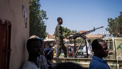 مركبة عسكرية في أم درمان