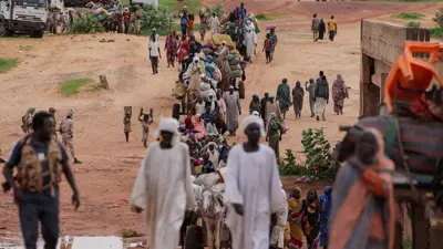 سودانيون نازحون