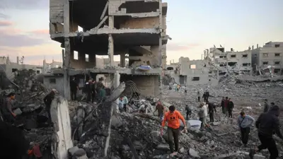 آثار الدمار جراء استمرار الحرب في غزة