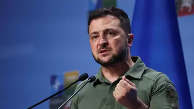 الرئيس الأوكراني فولوديمير زيلينسكي