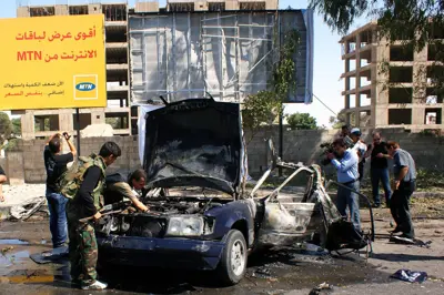 مقتل شخص بانفجار عبوة ناسفة وسط دمشق (فيديو)