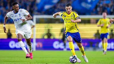 رونالدو في مباراة النصر والهلال