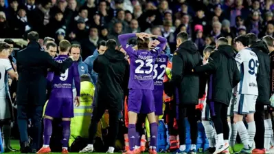 مشهد سقوط بوف لاعب فيورنتينا في مباراة إنتر ميلان
