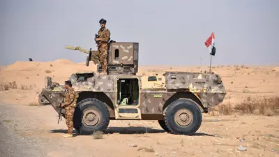 قوات عراقية على الحدود مع سوريا
